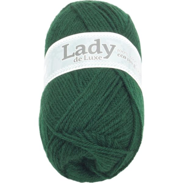 Filato Lady De Luxe - 100G / 238 M - Verde-image