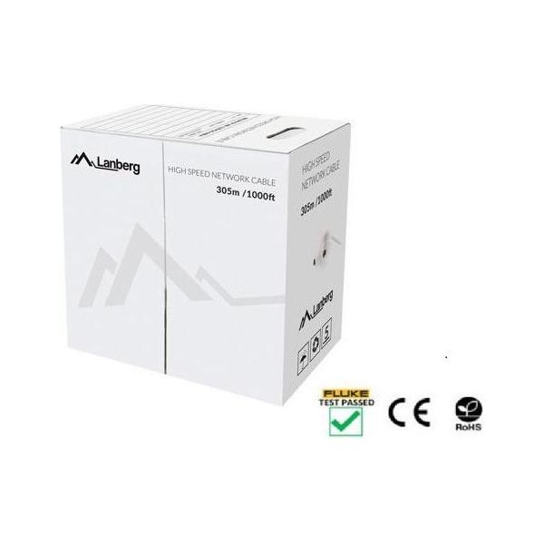 Cavo Di Rete Lanberg LCU5-12CU-0305-B Blu 305 M Cat5E U/Utp (Utp)-image