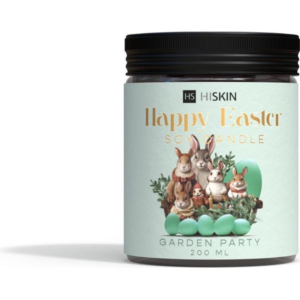 Hiskin Happy Easter Candela Di Soia - Garden Party 200 Ml-image