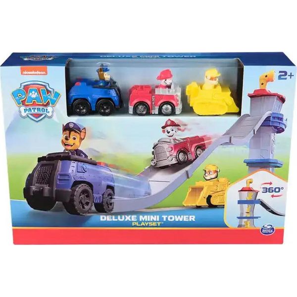 Spin Master 6071184 Paw Patrol Mini Quartier Generale Con Veicoli-image