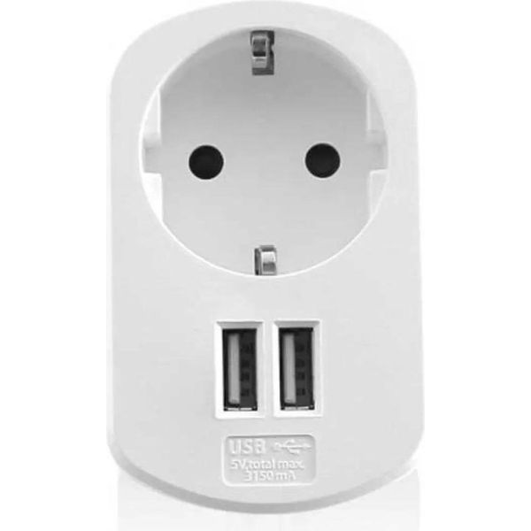 Ewent EW1211 Caricabatterie Per Dispositivi Mobili Smartphone, Tablet Bianco Ac Interno-image
