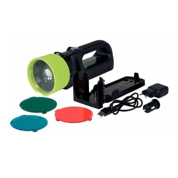 Faretto Portatile A Led Unilux Pro Acculux 3,7 V 4400 Mah Li-Ion 270 Lm Cassa Acculux-image