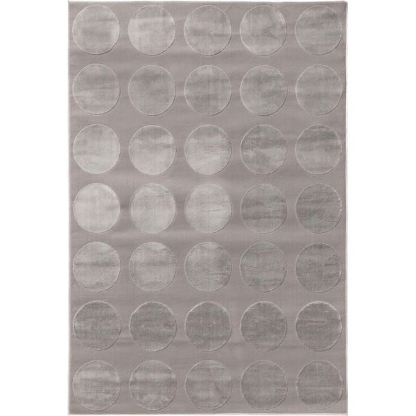 Tappeto Claire Grigio Chiaro 160X230 Cm Soggiorno Motivo Rettangolare Moderno A Pelo Corto Benuta Scandinavo-image
