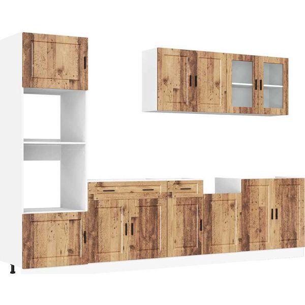 Syfax™ Set Mobili Da Cucina 7 Pz Porto Legno Vecchio In Truciolato-image