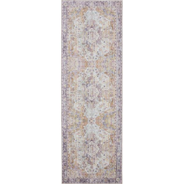 Runner George Multicolore/Viola 80X250 Cm Runner Da Soggiorno Benuta-image