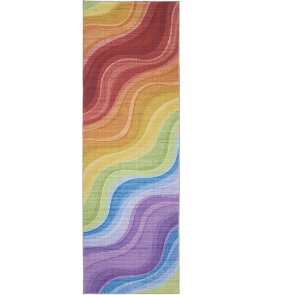 Runner George Multicolore/Viola 80X240 Cm Runner Da Soggiorno Benuta-image