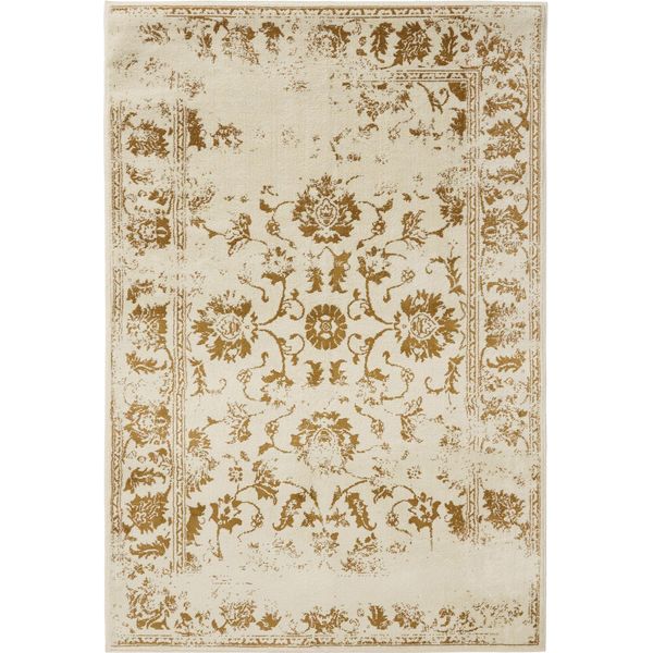 Tappeto Suki Crema/Giallo 120X170 Cm Soggiorno Rettangolare Benuta-image