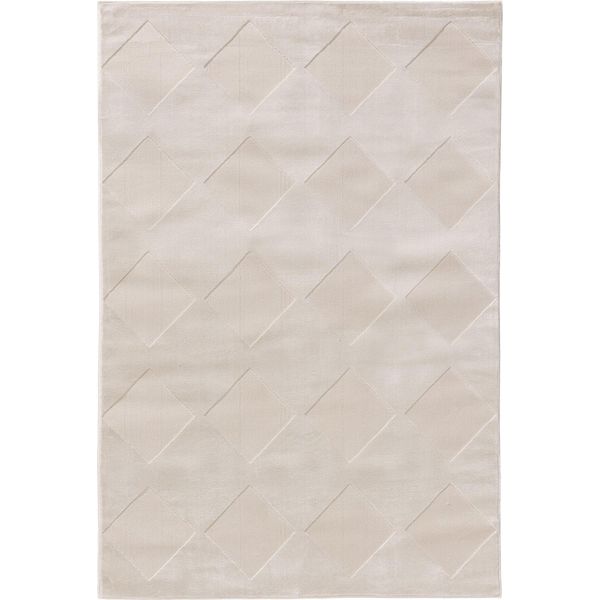 Tappeto Claire Crema 140X200 Cm Soggiorno Rettangolare Motivo Moderno Pelo Corto Benuta Scandinavo-image