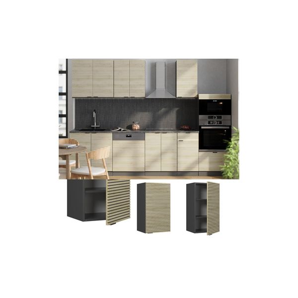 Vicco HäNgeschrank Fame-Line Anthrazit Eiche GefräSt 40 Cm-image