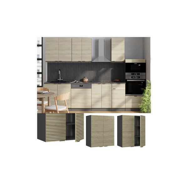 Vicco HäNgeschrank Fame-Line Anthrazit Eiche GefräSt 60 Cm-image