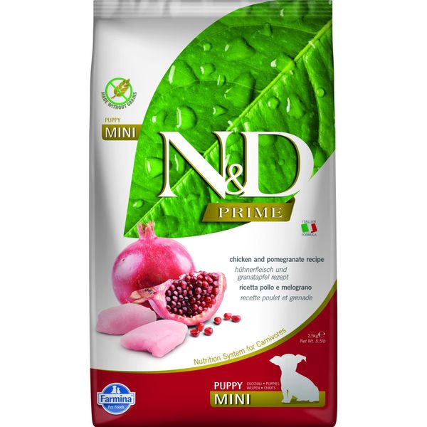 N&D Prime Dog Puppy Mini Pollo E Melograno 2,5Kg-image