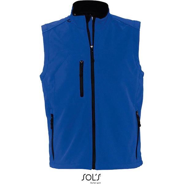 Sols 46601 | Gilet Softshell Rallye Senza Maniche / Scaldacorpo Da Uomo - Colore: Royal Blue - Taglia: M-image