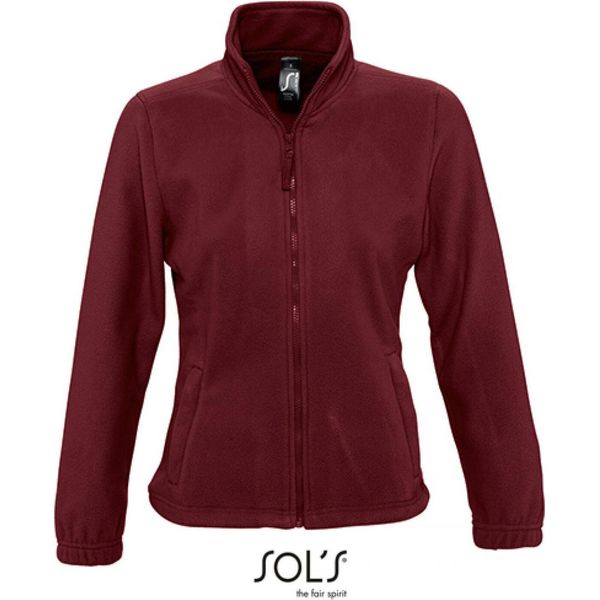 Sols 54500 | Giacca In Pile Da Donna North Con Pile Anti-Pilling - Colore: Borgogna - Taglia: Xxl-image