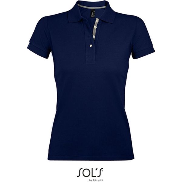 Sols 00575 | Polo Da Donna Portland - Colore: French Navy/Grey (Solid) - Taglia: Xl-image