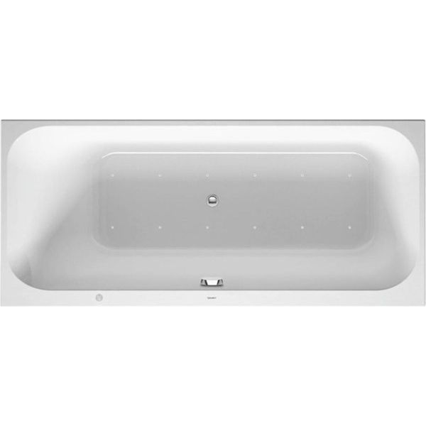 Baignoire BalnéO Duravit Happy D.2, Version à Encastrer, Simple Dos à Gauche, BâTi-Support, Garniture De Vidage Et De Trop-Plein, SystèMe Air, 1700X750Mm, 760312000AS0000, 760312000AS0000-image