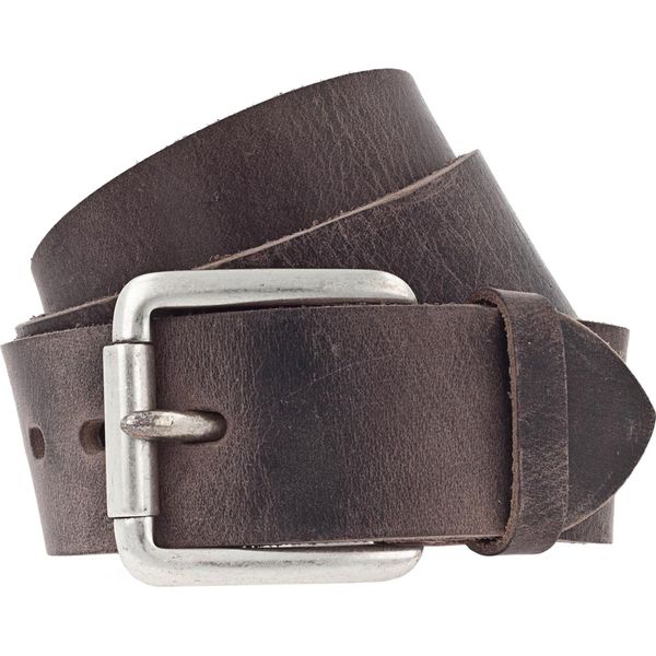 Vanzetti Pelle Cintura Denim Love 45Mm Leather Belt W100 Brown Marrone-image