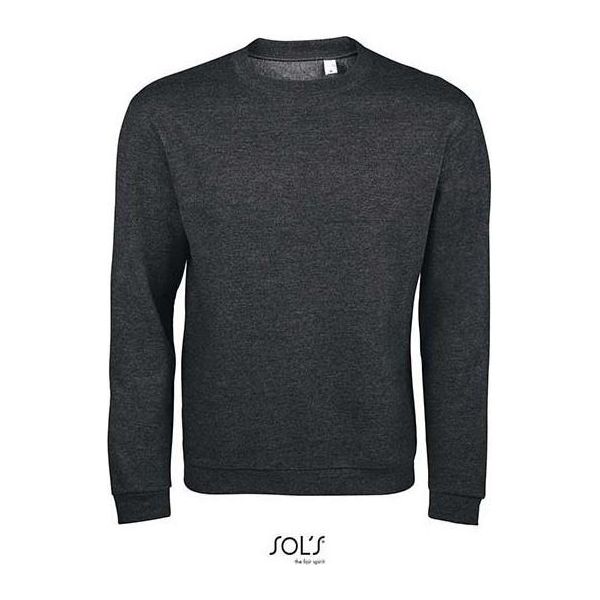 Sols 01168 | Felpa Da Uomo Spider 50% Cotone / 50% Poliestere - Colore: Charcoal Melange - Taglia: Xl-image