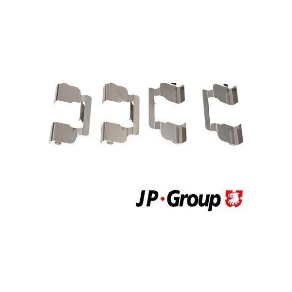 4X Jp Group 4364004210 Set Di Pastiglie Freno A Disco Anteriori Per Renault Clio Ii (BB0/1/2, CB0/1/2) Twingo Ii (CN0) Twingo I (C06) Megane I (BA0/1)-image