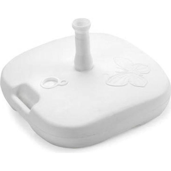 Supporto Per Ombrellone 16 L Colore: Bianco 44X44X12Cm Ipae Progarden-image