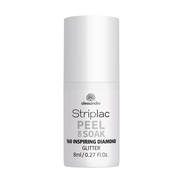 Alessandro Striplac Peel Or Soak Vegan Inspiring Diamond Led Nail Polish In Silver 8Ml-image
