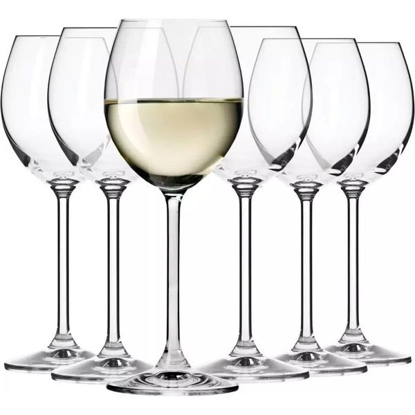 Krosno Venezia, Set Di 6 Bicchieri Da Vino Bianco, 280 Ml-image