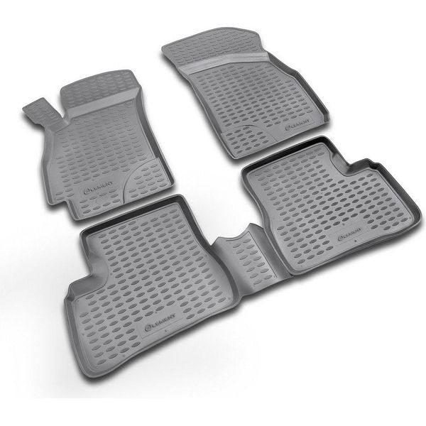 Tappetini Element 3D Per Hyundai Accent, 2000-2005, Berlina, 4 Pezzi.-image