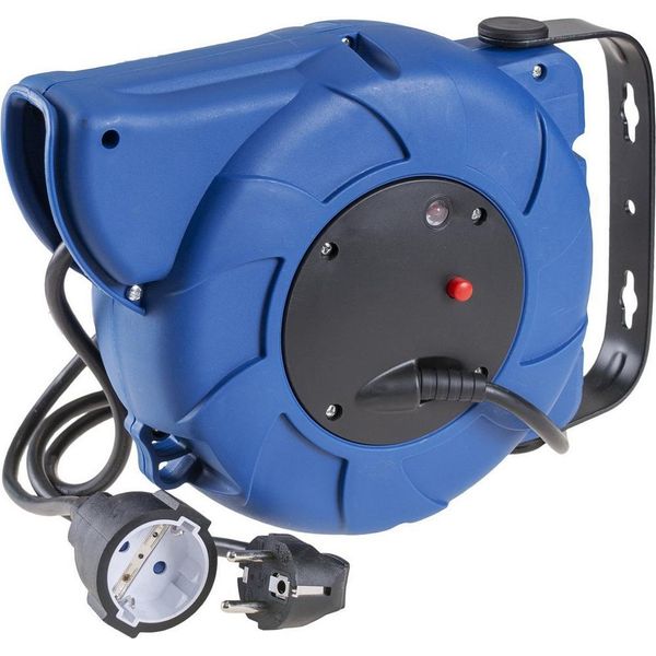 Avvolgicavo Automatico 3X1,5Mm 16 Metri Con 1 Presa A Terra T/Tl 4,8Mm 16A 250V 71251A Solera-image