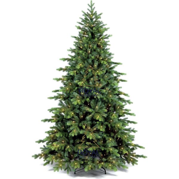 Royal Christmas® Albero Di Natale Artificiale Visby 150 Cm | Con Illuminazione Led Inclusa-image
