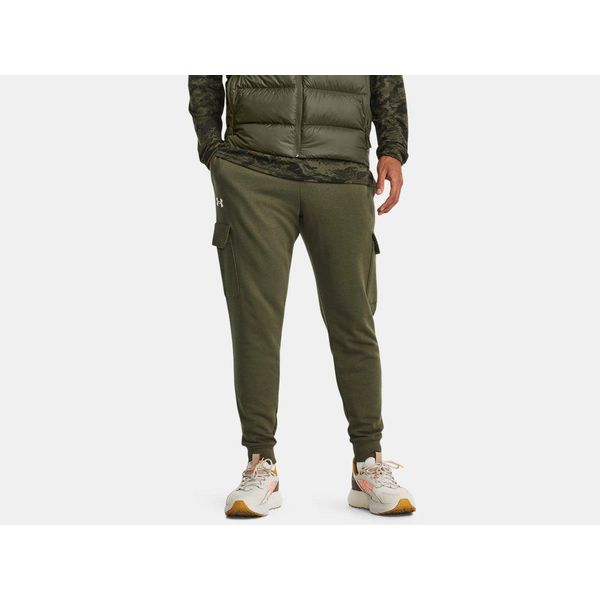 Under Armour Ua Rival Fleece Cargo Jogger - Marine Od Green, GrößE:S-image