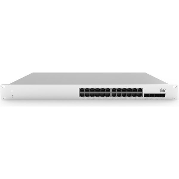 Switch, Cisco Meraki MS210-24P 1G L2 Cld-Mngd 24X Gige 370W Poe Switch-image