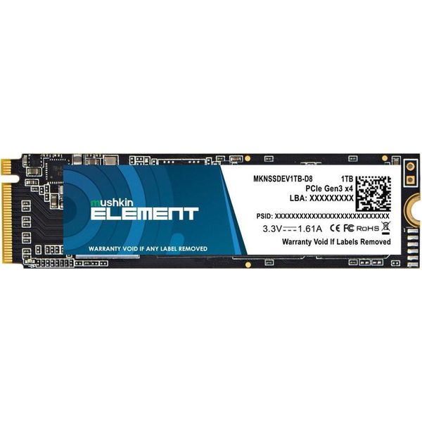 Mushkin Element - Ssd - 1 Tb - Interno - M.2 2280 - Pcie 3.0 X4 (Nvme)-image