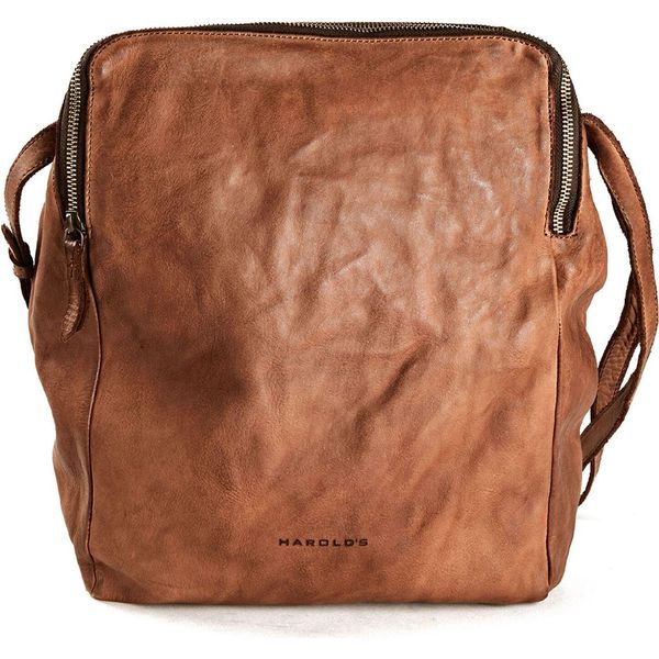 Harold's Pelle Borsa A Tracolla Borsa Shopper Submarine Shopper Triple Cognac Marrone-image
