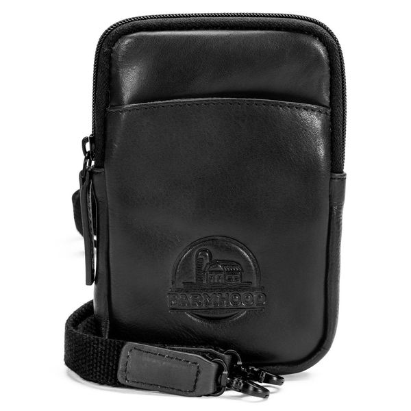Farmhood Borsa Per Cellulare Memphis Phone Bag Black Nero-image