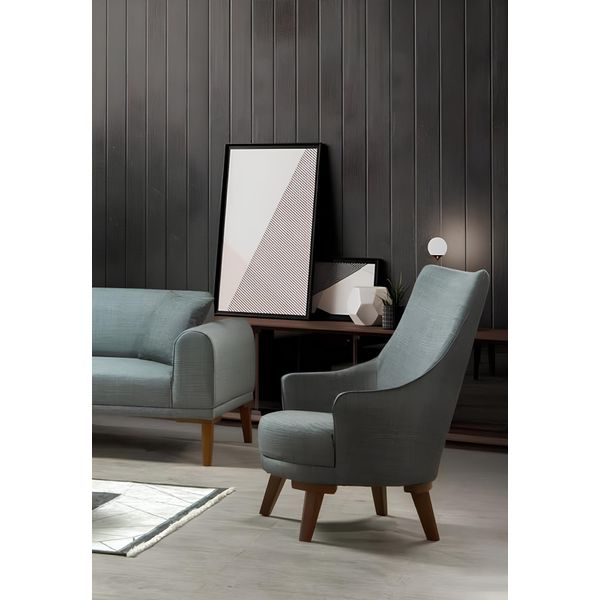 Poltrona Seduta Design Moderno Tappezzeria Soggiorno Poltrona Monoposto Stile Relax Nuovo-image