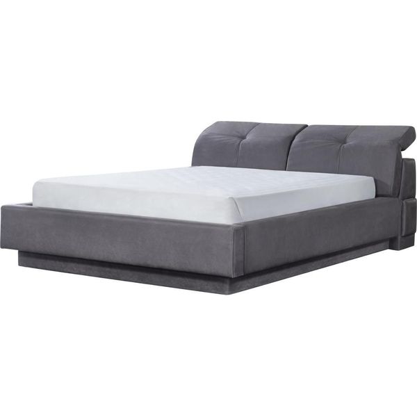 Letto Design Letto Matrimoniale Materiale Letti In Legno Imbottitura Mobili Camera Da Letto 160X200-image
