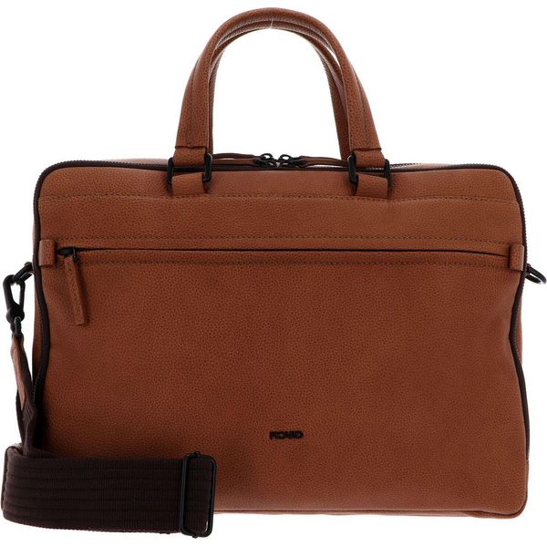 Picard Pelle Borsa Da Ufficio Borsa A Tracolla Con Scomparto Per Laptop Casual Business Bag Cognac Marrone-image