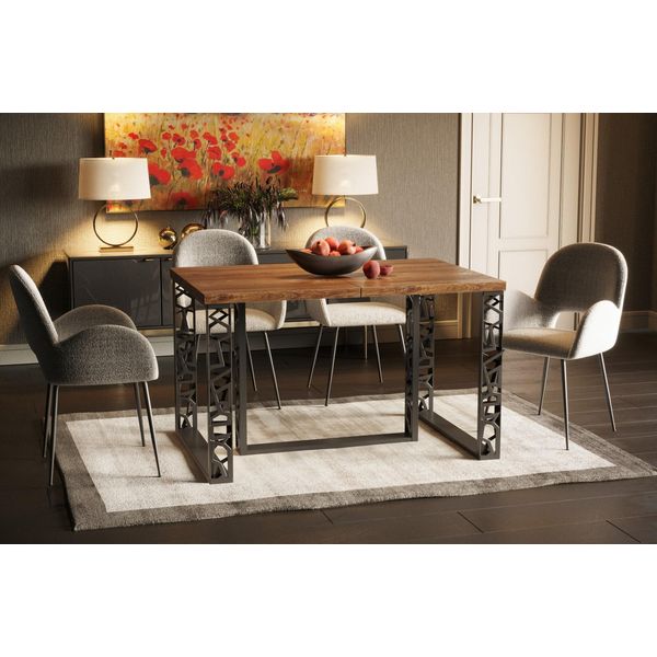 Tavolo Da Pranzo Endo-Moebel Ewerest Fino A 130 Cm - 310 Cm Tavolo Da Cucina Allungabile Con Guide In Metallo (Rovere Stirling)-image