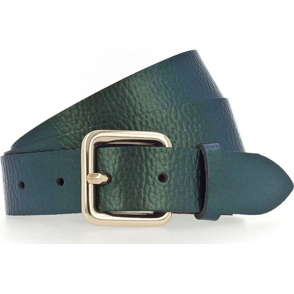 Vanzetti Pelle Cintura 30Mm Metallic Belt W85 Darkgreen Metallic Verde Scuro-image