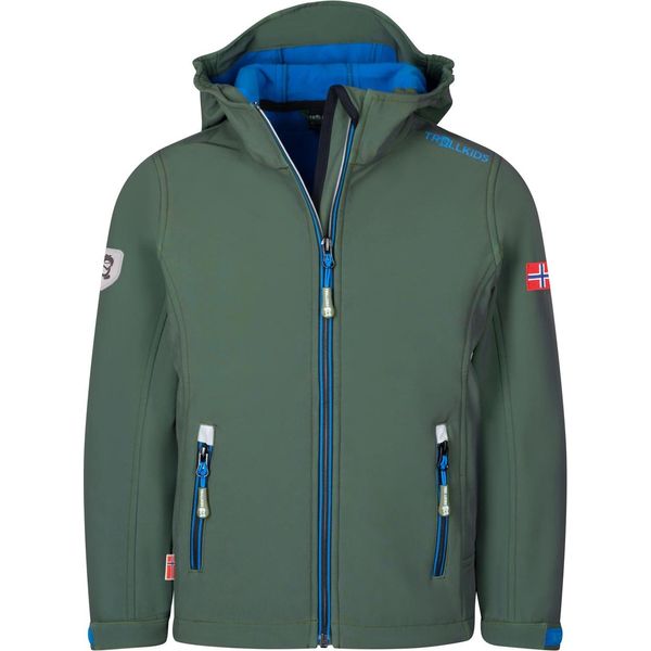 Trollkids Trollfjord Giacca Softshell Verde 116 Cm Ragazzi, Ragazze Verde 116 Cm-image