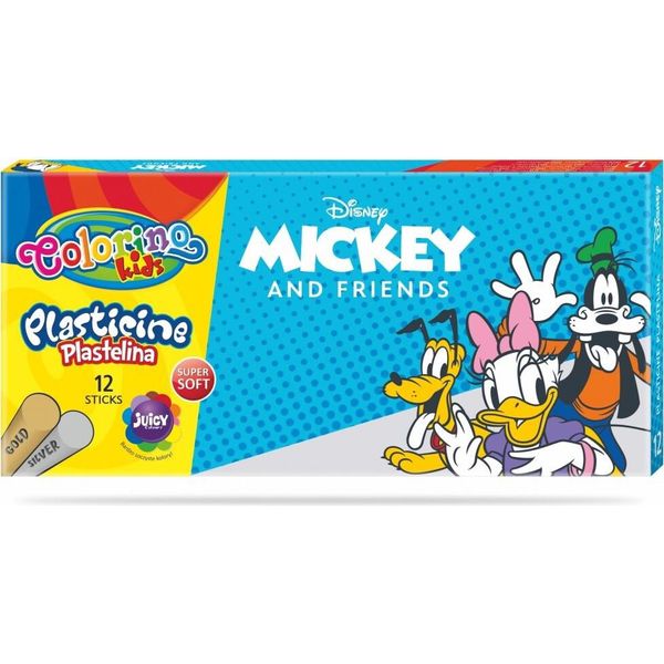 Plastilina Rotonda 12 Colori Topolino E Amici Colorino-image