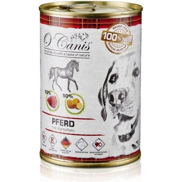 O'canis Carne Di Cavallo Con Patate - Cibo Umido Per Cani - 400 G-image