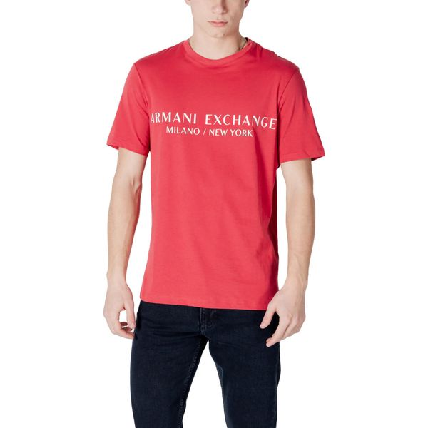 Maglietta Armani Exchange Uomo Rosso Edizione Autunno/Inverno : Taglia - Xl Taglia: Xl-image