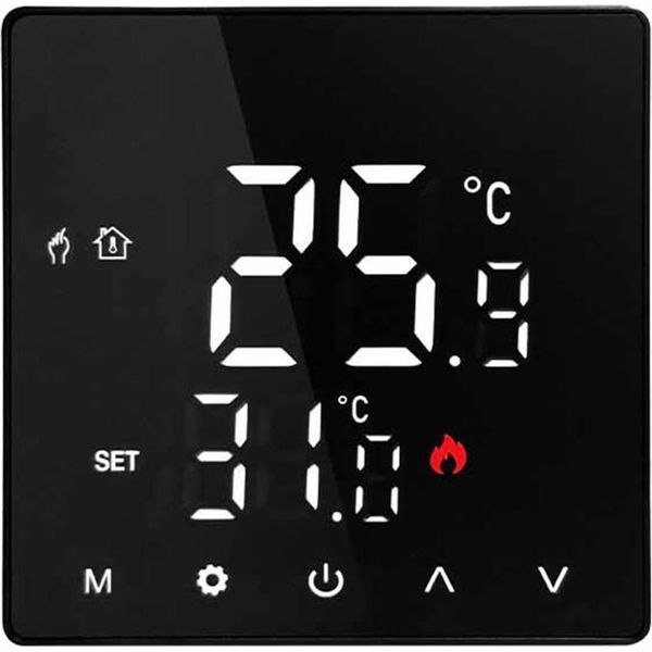 Inf Termostato Smart Wifi 8935 Per Caldaia Con Controllo App E Vocale Nero-image