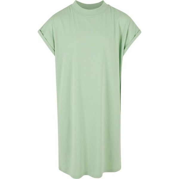 Urban Classics Girls Turtle Extended Shoulder Dress Vintagegreen - 110/116-image