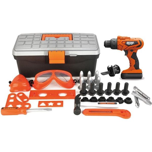 Kit Fai Da Te Cassetta Degli Attrezzi Trapano A Batteria-image