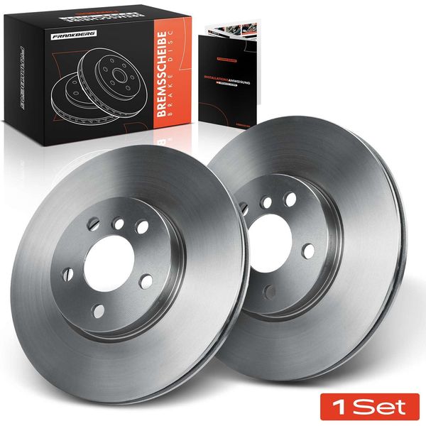 Frankberg 2X Dischi Freno Asse Anteriore Per Bmw Serie 1 F40 F45 F44 F46 F48 F39 Mini F54 F60 Anno Dal 2014-image