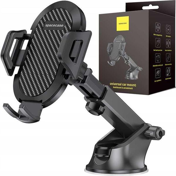 Supporto Auto Per Parabrezza Spacecase Supporto Auto SC01 Cruscotto/Parabrezza Nero-image