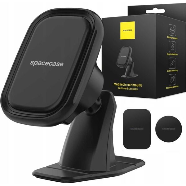Spacecase Supporto Per Auto SC09 Cruscotto/Console Magnetico Nero-image