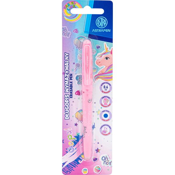 Penna Cancellabile 0,6 Mm Astrapen Oops! Unicorno - 1 Pz. Blister 201023906-image