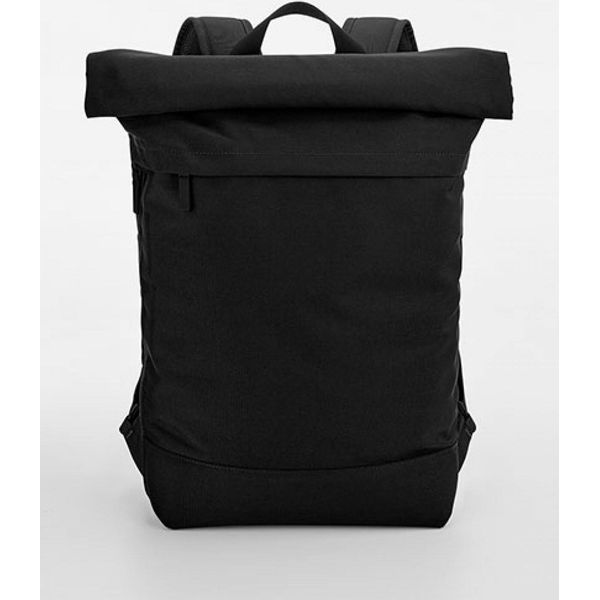 Bagbase BG870 | Zaino Simplicity Roll-Top Zaino - Colore: Nero - Dimensioni: 50 X 40 X 13 Cm-image